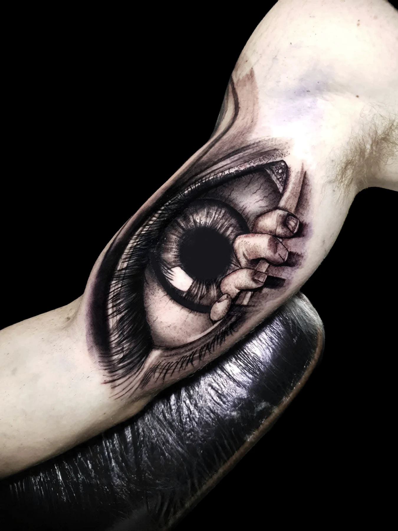 Eye realism tattoo by LS